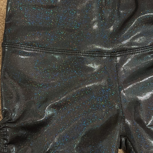 Girls Justice Black Sparkle Shorts - Picture 5 of 6
